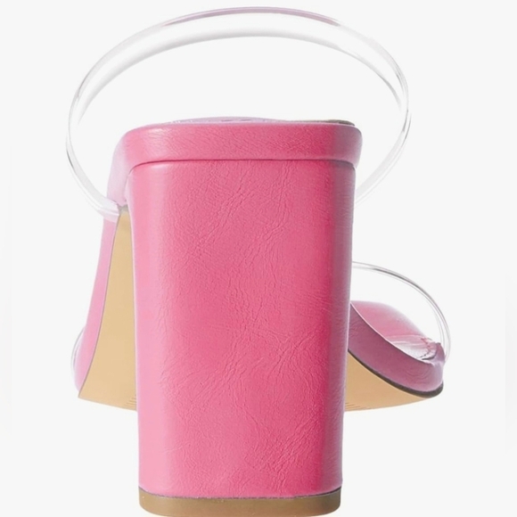 The Drop Avery Square Toe Two Strap High Heeled Sandal #775, 782 - Picture 13 of 16